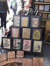 Arabic calligraphy tile