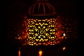 Arabic candlelight lamp Royalty Free Stock Photo