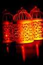 Arabic candlelight lamp Royalty Free Stock Photo