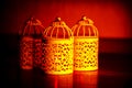 Arabic candlelight lamp Royalty Free Stock Photo