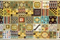 Arabic carpet texture background Royalty Free Stock Photo