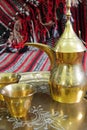 Arabic coffe pot and cups