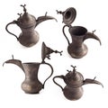 Arabic coffe pot_many Royalty Free Stock Photo