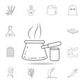 arabic coffee icon. Detailed set of Arab culture icons. Premium graphic design. One of the collection icons for websites, web desi Royalty Free Stock Photo