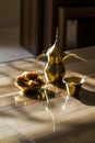 Arabic coffee pot `Dallah`and Date fruit