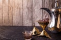 Arabic Coffee theme Royalty Free Stock Photo