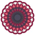 Arabic Colorful Mandala. Ethnic tribal ornaments