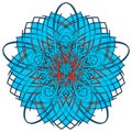 Arabic Colorful Mandala. Ethnic tribal ornaments