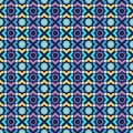 Arabic colorful seamless pattern, oriental wallpaper