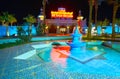 Arabic colorith of Fantasia palace, Sharm El Sheikh, Egypt Royalty Free Stock Photo