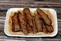 Arabic cuisine traditional food beef Kofta, kebab and tarb kofta which is minced meat wrapped in lamb fat charcoal grilled Royalty Free Stock Photo