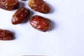 arabic dates fruit image frame template with isolated background Royalty Free Stock Photo