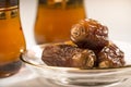 Arabic dates and tea