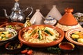 Arabic dish and traditional meal Royalty Free Stock Photo