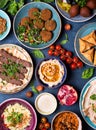 Arabic dishes and meze