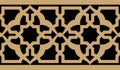 Arabic Floral Seamless Border.