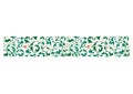 Arabic Floral Seamless Border. Traditional Islamic Design. Mosque decoration element. - Vector Royalty Free Stock Photo