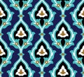 Arabic Floral Seamless Pattern Royalty Free Stock Photo