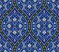 Arabic floral seamless pattern. Traditional islamic background.