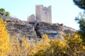 Arabic fortress at rocks, Alcala del Jucar, Spain