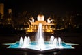 Arabic Fountain at night