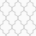 Arabic geometric seamless pattern. Quatrefoil vector pattern Royalty Free Stock Photo