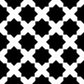 arabic geometric tile black and white hipster fashion pillow pattern