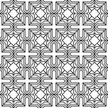 arabic geometric tile black and white hipster fashion pillow pattern