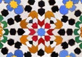 Arabic glazed tiles Royalty Free Stock Photo