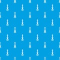 Arabic hookah pattern seamless blue Royalty Free Stock Photo