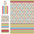 Arabic idea electric colorful seamless pattern