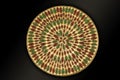 Arabic and Indian round Gold Hand Beaded and Handmade Placemats