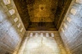 Arabic interiors of Nasrid Palace of Alhambra palace complex in Granada, Spain