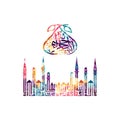 arabic islam calligraphy almighty god allah most gracious theme muslim faith