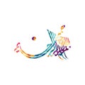 arabic islam calligraphy almighty god allah most gracious theme muslim faith Royalty Free Stock Photo