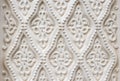 Arabic islamic patterns on a white stone