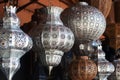 Arabic lamps in Marrakesh Royalty Free Stock Photo