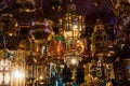 Arabic lamps in Marrakesh Royalty Free Stock Photo