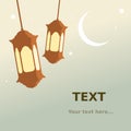 Arabian Lantern for Text Background