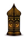 Arabic lantern for eid or ramadan celebration Royalty Free Stock Photo