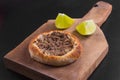Arabic Meat sfiha Royalty Free Stock Photo