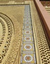 Arabic mosaic decoration on the city gate