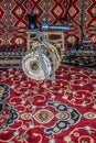 Arabic musical instruments, vintage drums, darbuks, flutes