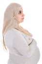 Arabic Muslim pregnant woman