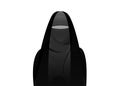 Arabic muslim woman in burka , isolated Royalty Free Stock Photo