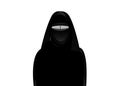 Arabic muslim woman, Type of clothing Hijab, Niqab, Burka. Vector illustration