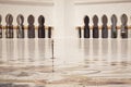 Arabic oriental islamic style geometric pattern windows. Arch shape architecture Royalty Free Stock Photo