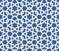 Arabic ornamental background - seamless Persian pattern Royalty Free Stock Photo