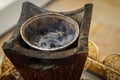 The arabic oudh burner in spice market in Dubai, United Arab Emirates Royalty Free Stock Photo