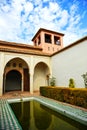 Arabic palace of the Alcazaba, Malaga, Andalusia, Spain Royalty Free Stock Photo